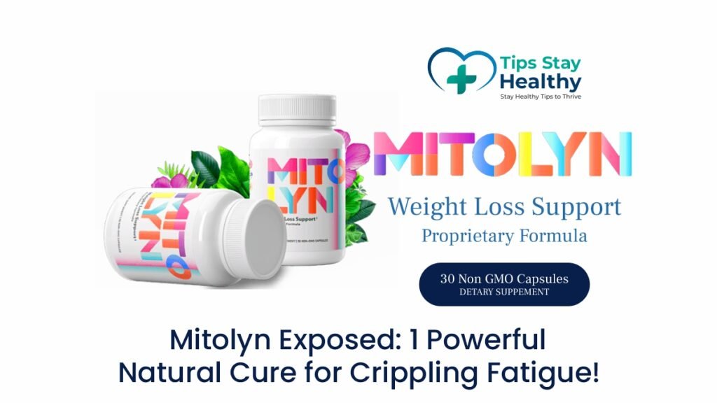 Mitolyn Exposed: 1 Powerful Natural Cure for Crippling Fatigue! 8 Mitolyn supplement bottle promoting natural cure for crippling fatigue