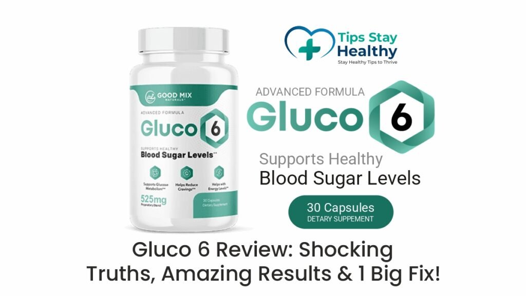 Gluco 6 Review: Shocking Truths, Amazing Results & 1 Big Fix! 30 Bottle of Gluco 6 dietary supplement for blood sugar and weight support