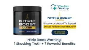 Health Blogs 33 Bottle of Nitric Boost supplement for men’s health showing energy and vitality benefits