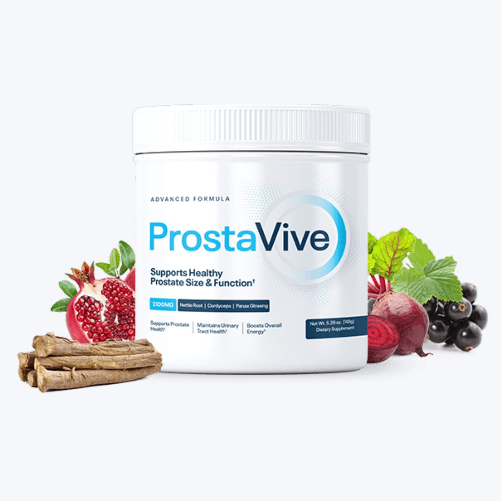 Buy ProstaVive prostate support supplement bottle and powder