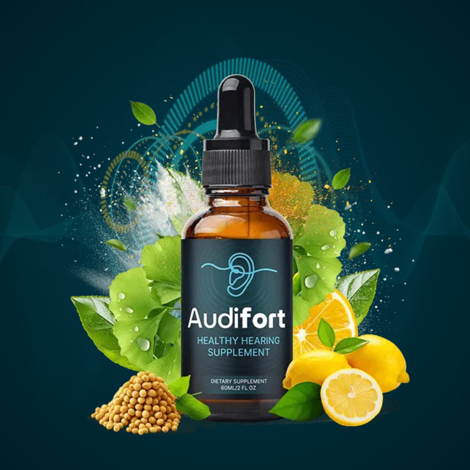 Buy Audifort supplement bottle - brain and hearing support formula