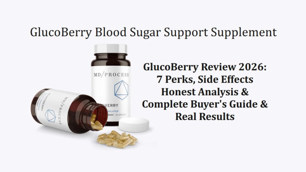 GlucoBerry Review: 7 Perks, Side Effects & Honest Analysis 17 GlucoBerry Review bottle — blood sugar support supplement with Maqui Berry