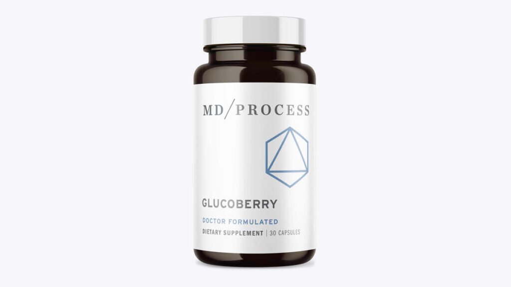 GlucoBerry Review: 7 Perks, Side Effects & Honest Analysis 1 GlucoBerry supplement bottle featured in this GlucoBerry Review article