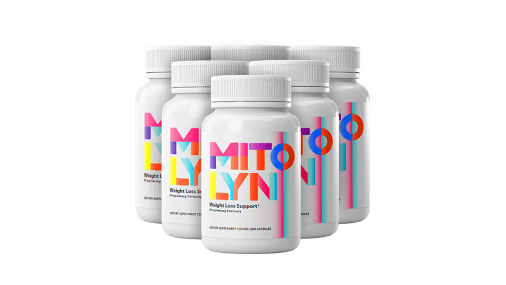 Mitolyn supplement bottle pack off six