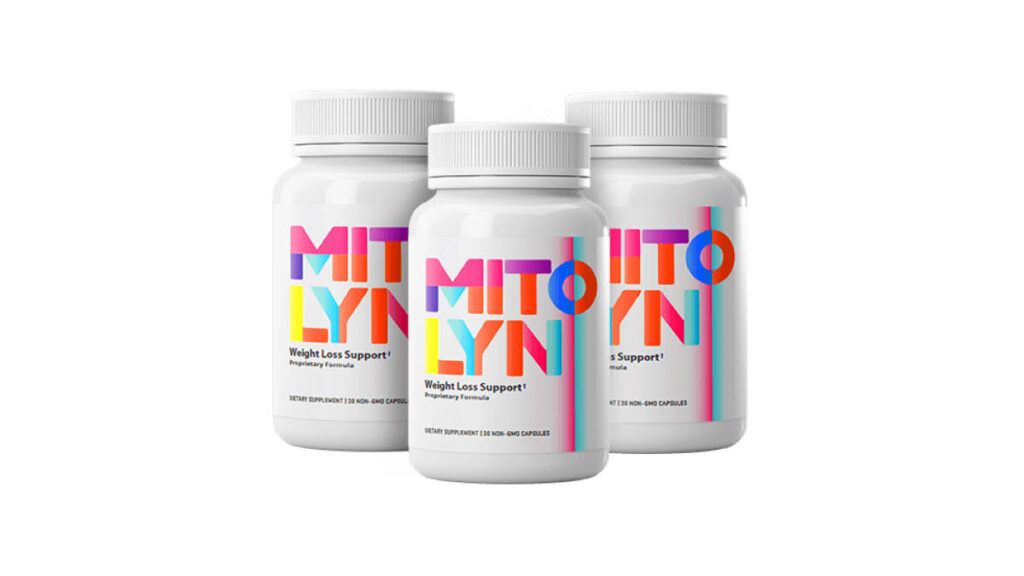Mitolyn supplement bottle pack off three