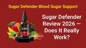 Sugar Defender liquid blood sugar support supplement bottle