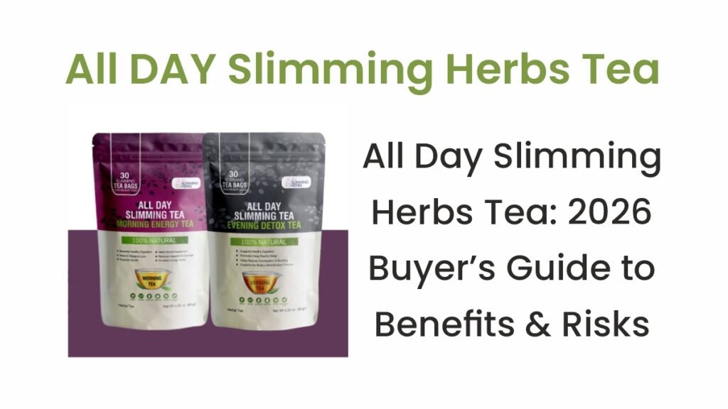 All Day Slimming Herbs Tea 2026: Complete Benefits & Risks 29 All Day Slimming Herbs Tea morning and evening blend packaging