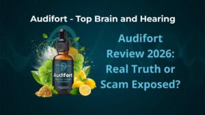 Audifort Review 2026 - Audifort brain and hearing support supplement bottle