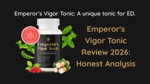 Home 9 Emperor's Vigor Tonic Review — men's vitality support supplement bottle