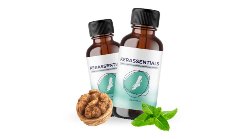 Kerassentials Review 2026: Proven to Work? 2 Kerassentials Review 2026 — nail and skin serum bottle with ingredient-based natural oil blend