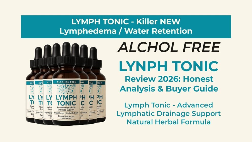 Lymph Tonic review — bottle of alcohol-free lymphatic support drops