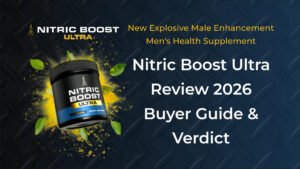 Home 9 Nitric Boost Ultra review — bottle of the men's health nitric oxide supplement