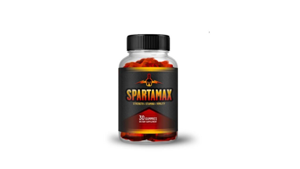 Spartamax gummies bottle—men's vitality supplement review