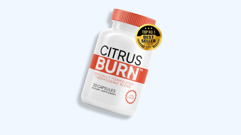 CitrusBurn Reviews 2026: Honest Benefits & Side Effects 1 CitrusBurn Reviews weight loss capsules bottle on white background